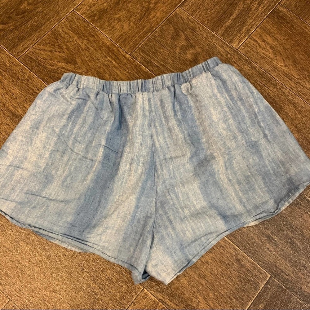 Flying Tomato Blue Washed Casual Short SMALL 1576 - Picture 4 of 5